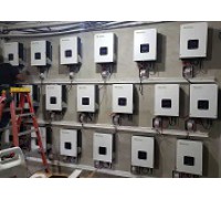 Coordinated control of dozens on-Grid PV inverters in parallel
